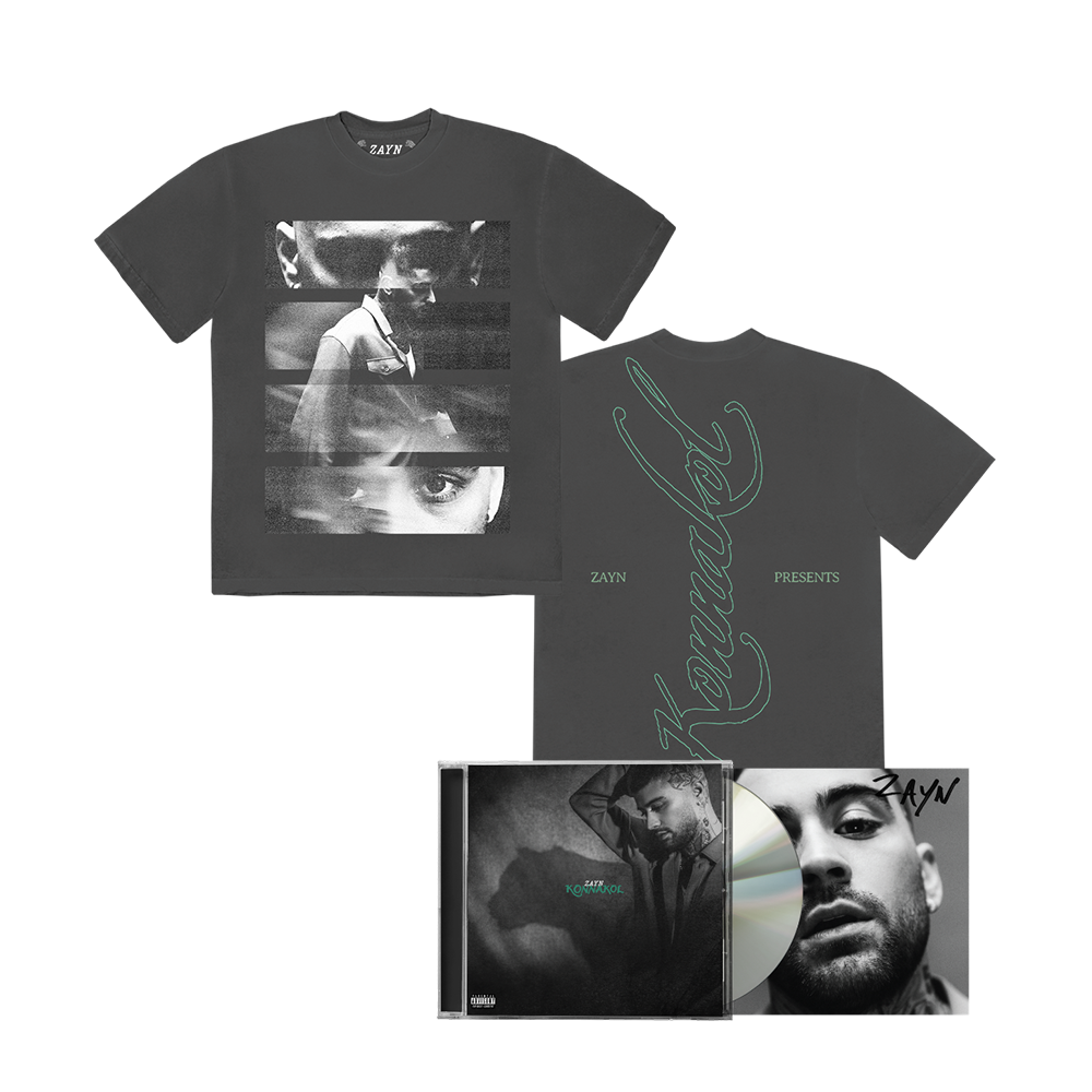 ZAYN KONNAKOL リスニング・パーティー 限定 ラバーキーホルダー KONNAKOL Signed CD + KONNAKOL Blur Tee - Zayn Official Store