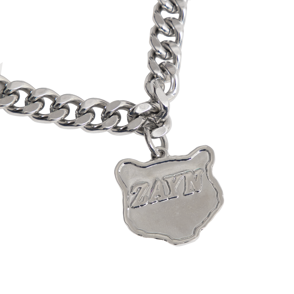 Snow Leopard Necklace Back