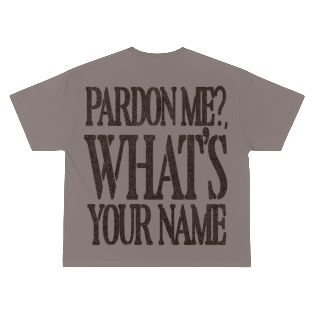 Pardon Me Tee Back