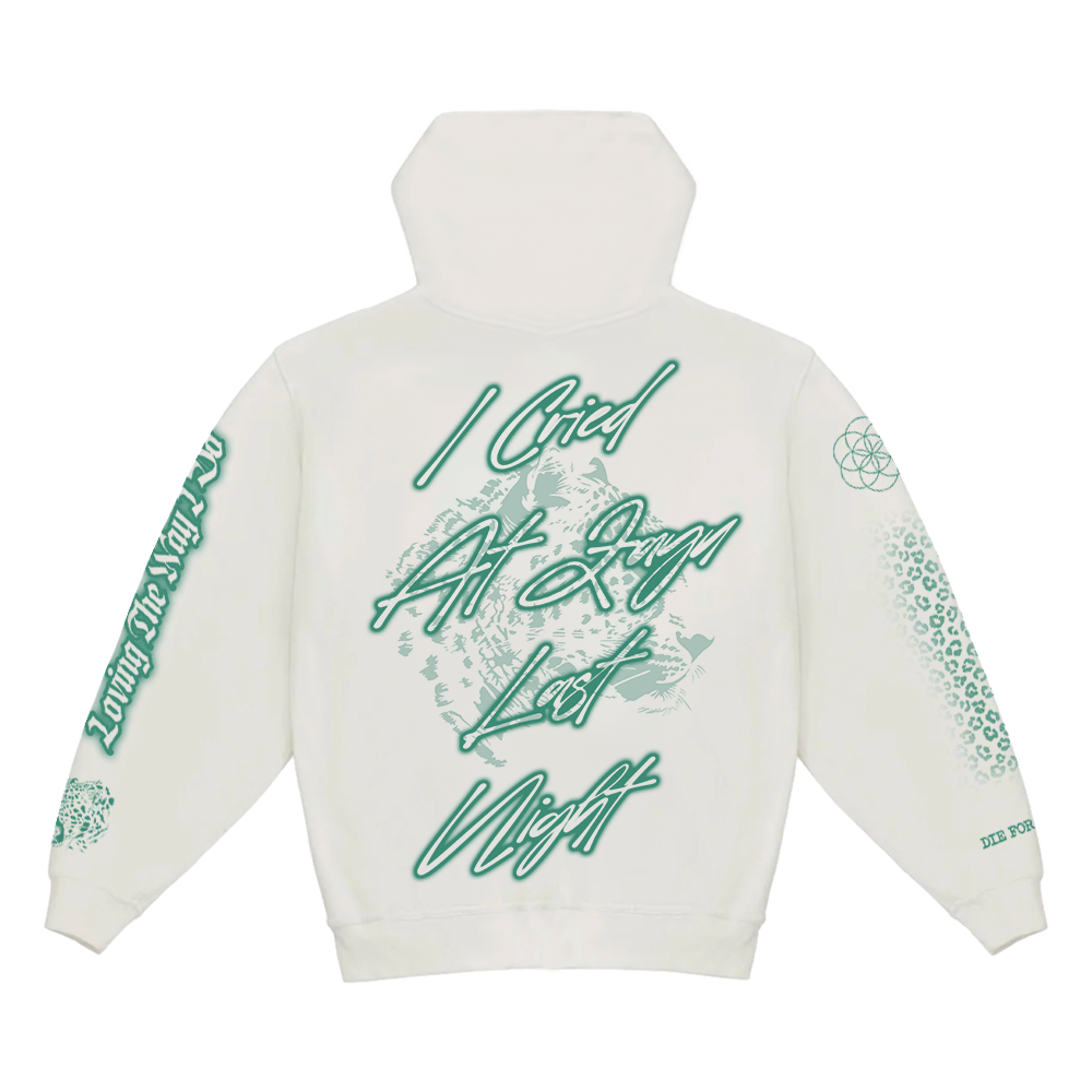 KONNAKOL White Airbrush Hoodie