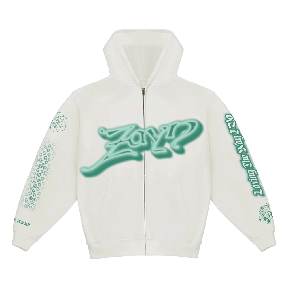 KONNAKOL White Airbrush Hoodie