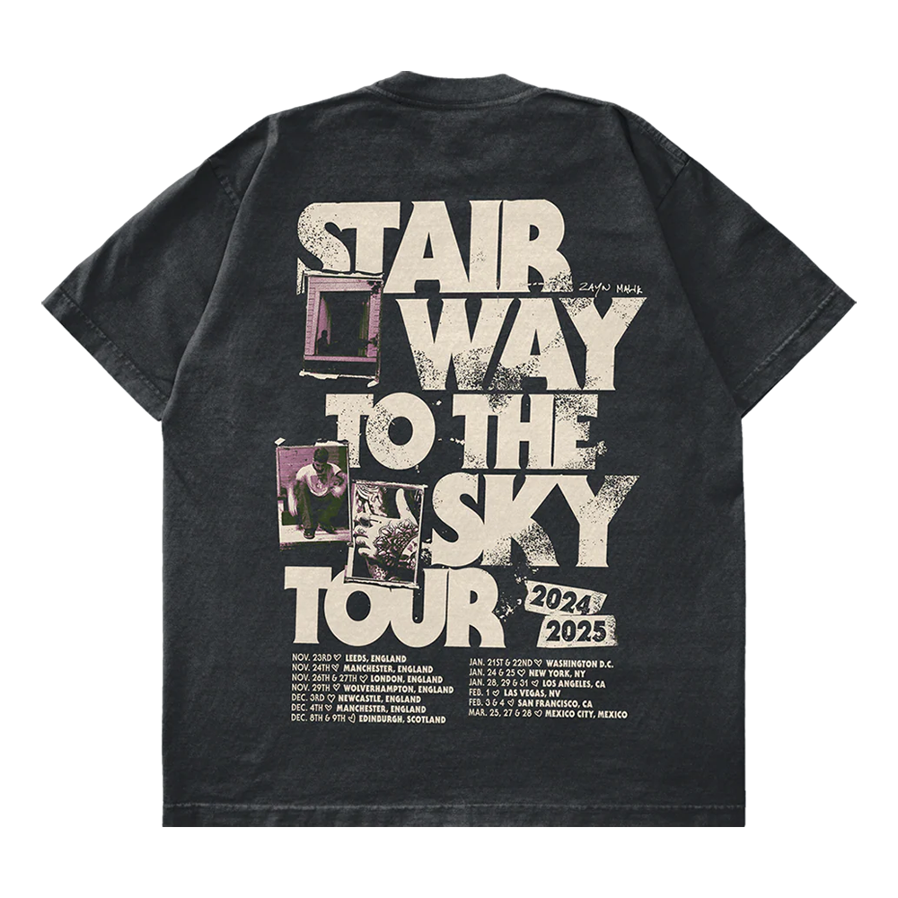 Stairway To The Sky Tour D2C Exclusive Tee Back