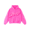 ZAYN AIRBRUSH PINK LAS VEGAS HOODIE FRONT